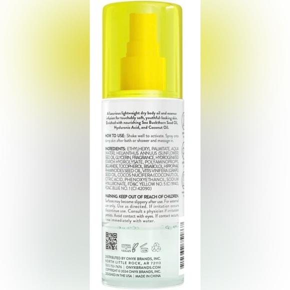 Onyx Professional Coconut Bliss Hydrating Dry Body Oil & Essence Duo w Vanilla - Picture 3 of 7